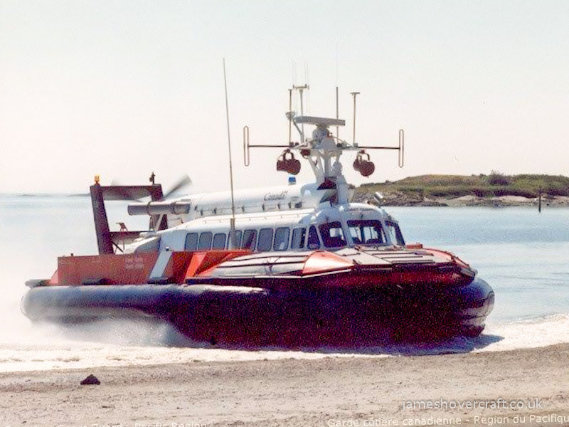 SRN craft operating with the Canadian Coastguard - Hovercraft 045 (Paul Brett).
